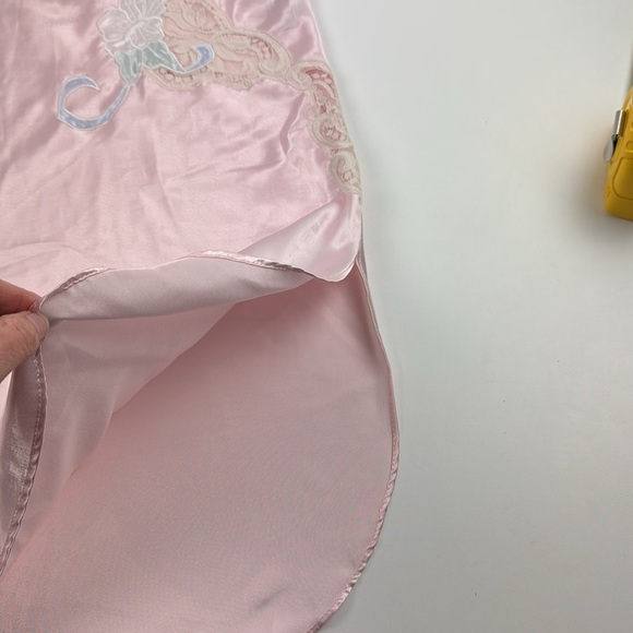 Natori Pink Satin & Lace Nightgown/Slip dress - Picture 4 of 9